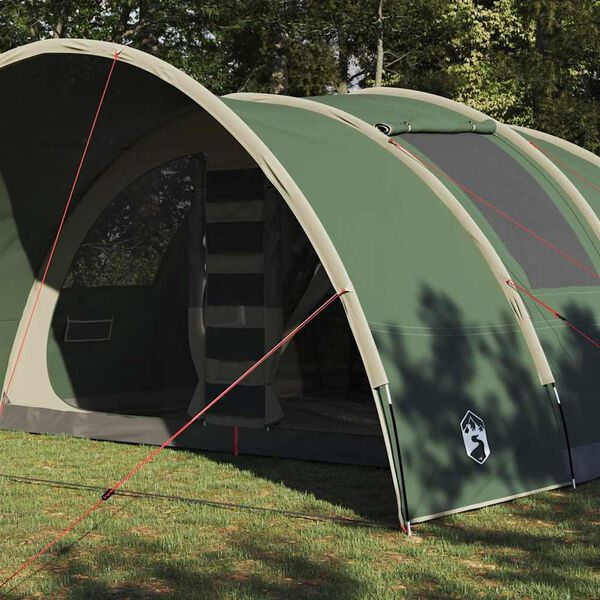 vidaXL Tunnelzelt mit Dach mit Speicher Gr&uuml;n 710 x 460 x 245 cm