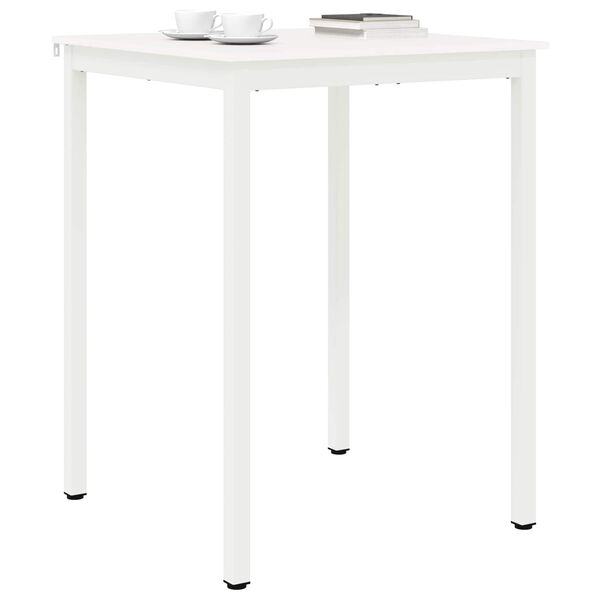 vidaXL Bartisch Wei&szlig; 110 x 55 x 105 cm Massives Kiefernholz