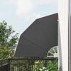 vidaXL Balkon Sichtschutz Schwarz 115 x 115 cm Polyester