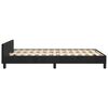 vidaXL Bettgestell ohne Matratze Schwarz 120x190 cm Samt