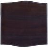 vidaXL Nachttisch Hellschwarz 40x40x45 cm Massivholz Mahagoni