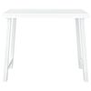 vidaXL Campingtisch Wei&szlig; 79x56x64 cm PP Holzoptik