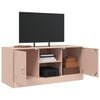 vidaXL TV-Schrank Rosa 99x39x44 cm Stahl