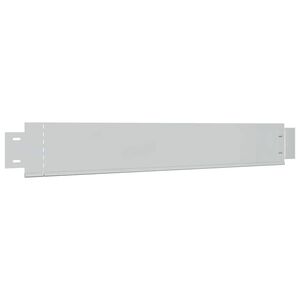 vidaXL Flexible Rasenkante 5-er Set Verzinkter Stahl 100x14 cm