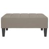 vidaXL Fu&szlig;hocker Hellgrau 78x56x32 cm Samt