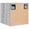 vidaXL TV-Wandschr&auml;nke 2 Stk. Grau Sonoma 30,5x30x30 cm