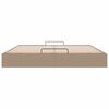 vidaXL Ottoman-Bett ohne Matratze Cappucino 180x200cm Kunstleder
