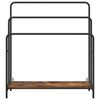 vidaXL Kleiderst&auml;nder mit Regal Ger&auml;ucherte Eiche 90 x 30 x 100,5 cm
