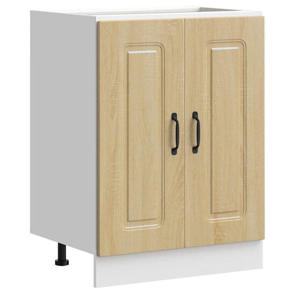 vidaXL Sp&uuml;lenunterschrank Kalmar Sonoma-Eiche 60x46x81,5 cm