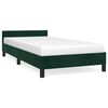 vidaXL Bettgestell ohne Matratze Dunkelgr&uuml;n 80x200 cm Samt