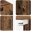 vidaXL Sideboard Altholz 69,5 x 34 x 90 cm Holzwerkstoff
