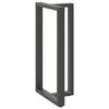 vidaXL Bartischbeine T-Form 2 Stk. Anthrazit 60x35x(110-111) cm Stahl