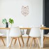 Homemania Wanddekoration Wolf 41x57 cm Stahl Kupfer
