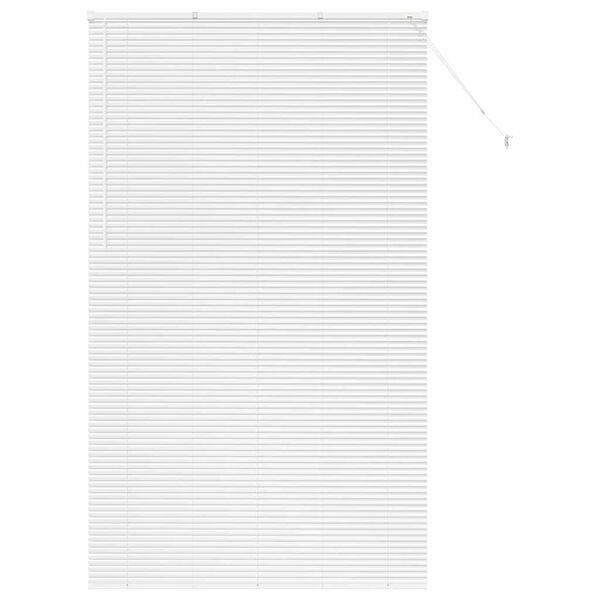 vidaXL Balkenjalousien Wei&szlig; 220 x 135 cm Aluminium