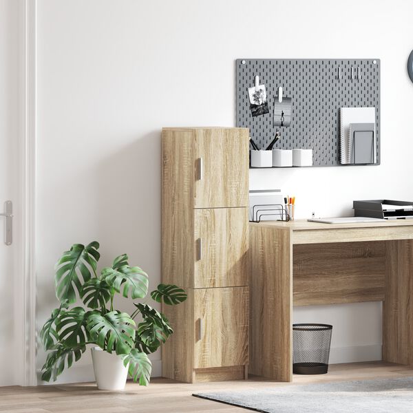 vidaXL Highboard Sonoma-Eiche 31,5 x 32 x 122,5 cm