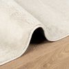 vidaXL Teppich OVIEDO Kurzflor Beige 160x160 cm