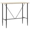 vidaXL Bartisch Eichenfarbe 120 x 60 x 110 cm MDF