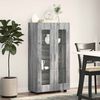 vidaXL Sideboard FLORIN Graues Sonoma 55,5 x 29 x 103 cm Holzwerkstoff
