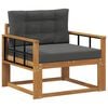 vidaXL Outdoor Mittelsofa Natur