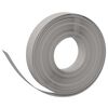 vidaXL Gartenumrandung 25 m 10 cm PE Grau