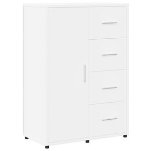 vidaXL Sideboard Wei&szlig; 60x31x84 cm Holzwerkstoff