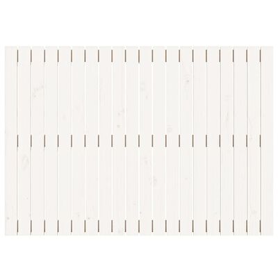 vidaXL Wand-Kopfteil Weiß 127,5x3x90 cm Massivholz Kiefer