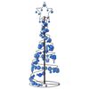 vidaXL LED Weihnachtsbaum mit Kugeln 80 LEDs Warmwei&szlig; 120 cm