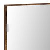 vidaXL Spiegel Wandmontiert Braun 80 x 37 cm Glas und engineered Holz