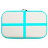 vidaXL Aufblasbare Gymnastikmatte mit Pumpe 60x100x10 cm PVC Gr&uuml;n
