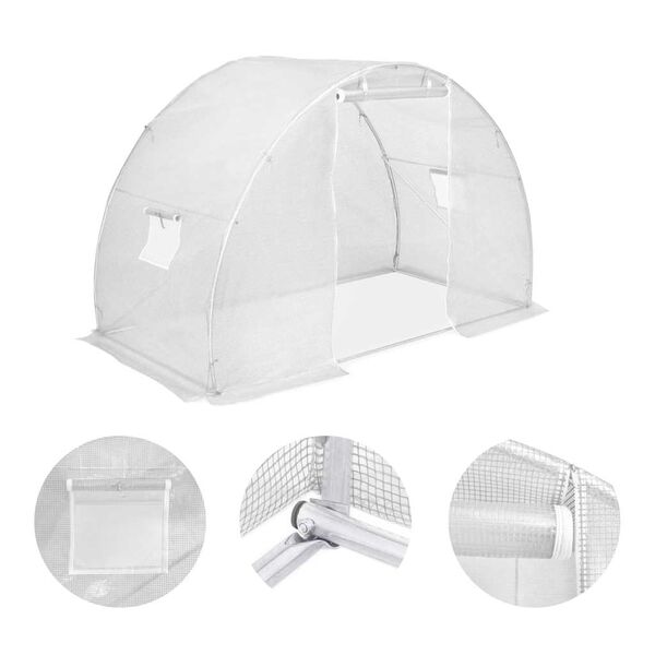 vidaXL Gew&auml;chshaus 4,5 m&sup2; 300x150x200 cm