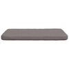 vidaXL Sitzkissen 4 pcs Taupe 40 x 40 x 3 cm Stoff