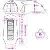 vidaXL Kuppel-Campingzelt 1 Person Blau Wasserdicht
