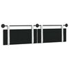 vidaXL H&auml;ngevorderseite Wandmontiert Uni Wei&szlig; 210 x 55 x 5 cm Stoff