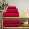 vidaXL 6 tlg. Premium-Handtuch-Set SOLUND Rot 600 g/m&sup2;