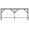 vidaXL Konsolentisch Braun Eichen-Optik 180x29x75 cm Holzwerkstoff