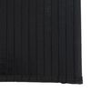 vidaXL Teppich Quadratisch Schwarz 100x100 cm Bambus