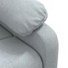 vidaXL Massagesessel Hellgrau Stoff