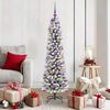 vidaXL K&uuml;nstlicher Weihnachtsbaum mit 150 LEDs mit St&auml;nder Wei&szlig; 150 cm