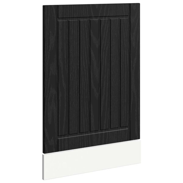 vidaXL K&uuml;chenschrank Schwarz Eichen-Optik 45 x 1,5 x 67 cm