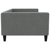 vidaXL Tagesbett Dunkelgrau 100x200 cm Stoff