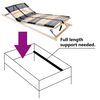 vidaXL Bett-Lattenrost Braun 90 x 190 cm Massivholz Buche