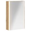 vidaXL Badezimmerspiegelschrank Kunsthandwerk Eiche 33 x 11,5 x 50 cm