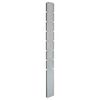 vidaXL Zaunpfosten 20 Stk. Silbern 200 cm Verzinkter Stahl