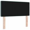 vidaXL LED Kopfteil mit LED-Lichtleisten Dunkelgr&uuml;n 90 cm Polyester