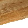 vidaXL Tischplatte mit Baumkante 60x60x2,5 cm Massivholz Mango