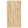 vidaXL Sideboard mit LED-Leuchten Sonoma-Eiche 41x37x67 cm
