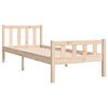 vidaXL Massivholzbett 90x190 cm