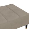 vidaXL Fu&szlig;hocker Hellgrau 78x56x32 cm Samt