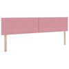 vidaXL Aufbewahrungsbett mit Matratze Rosa 200 x 200 cm Samt