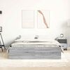 vidaXL Bettgestell Grau Sonoma 160x200 cm